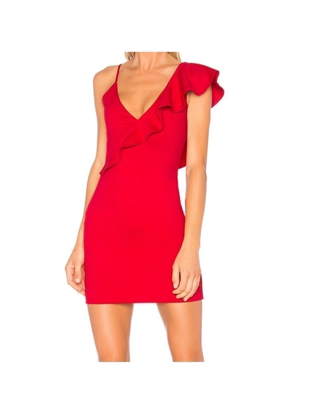 AMANDA UPRICHARD Ruffle Dress